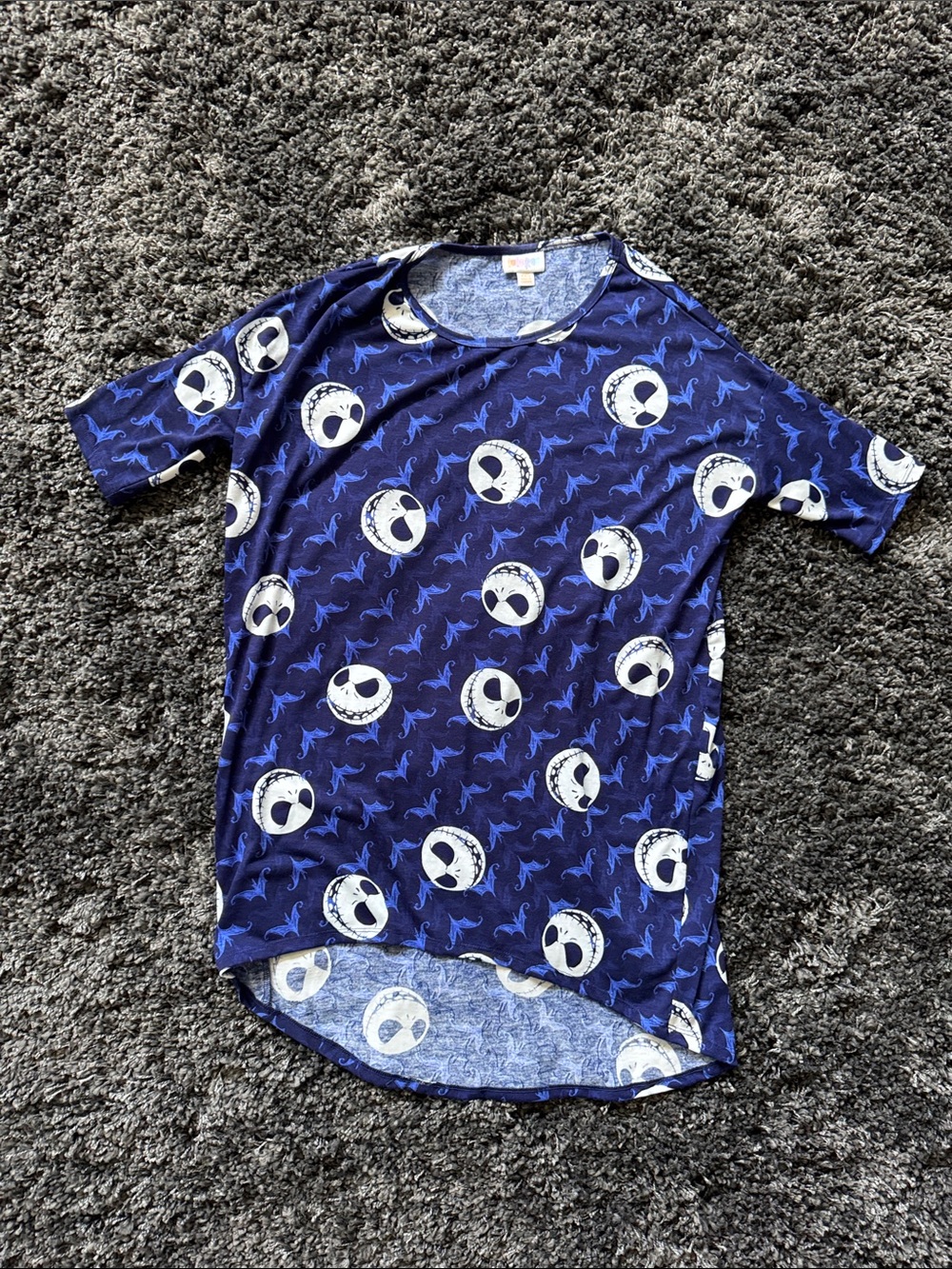 Lularoe Irma Disney Jack Skellington Top- Size XXS